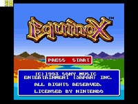 une photo d'Ã©cran de Equinox (Solstice 2) sur Nintendo Super Nes
